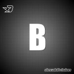 Vinyl Letter B - IMPACT